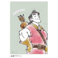 Japan Disney 3 Pockets A4 Clear File - Beauty and the Beast : Belle - 2