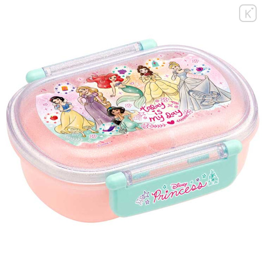 Japan Disney Princess Bento Lunch Box - Princess / Ariel Rapunzel Belle Jasmine - 1