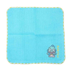 Japan Sanrio Embroidered Towel Handkerchief - Hangyodon / Yukata Hot Spring