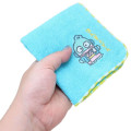 Japan Sanrio Embroidered Towel Handkerchief - Hangyodon / Yukata Hot Spring - 3