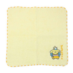 Japan Sanrio Embroidered Towel Handkerchief - Pompompurin / Yukata Hot Spring