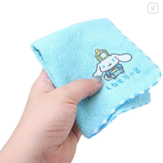 Japan Sanrio Embroidered Towel Handkerchief - Cinnamoroll / Yukata Hot Spring - 3