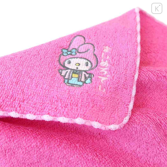 Japan Sanrio Embroidered Towel Handkerchief - My Melody : Yukata Hot Spring - 2