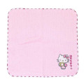 Japan Sanrio Embroidered Towel Handkerchief - Hello Kitty : Yukata Hot Spring - 1
