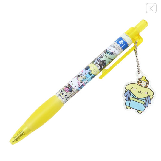 Japan Sanrio Mascot Ball Pen - Pompompurin : Yukata Hot Spring - 1