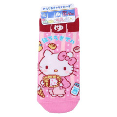 Japan Sanrio Sneaker Socks - Hello Kitty / Yukata Hot Spring