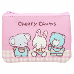 Japan Sanrio Flat Pouch & Tissue Case - Cheery Chums / Fancy Retro