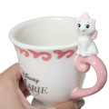 Japan Disney Ceramic Mug with Nokkari Figure - Marie Cat - 3