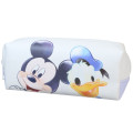 Japan Disney Pen Case - Mickey & Donald / White - 1