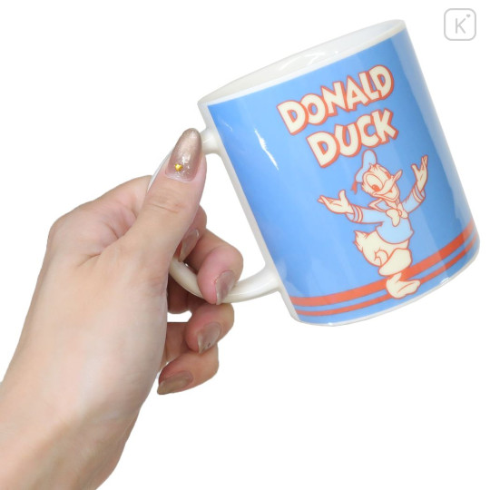 Japan Disney Ceramic Mug - Donald Blue - 2