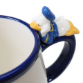 Japan Disney Ceramic Mug with Nokkari Figure - Donald Duck - 3