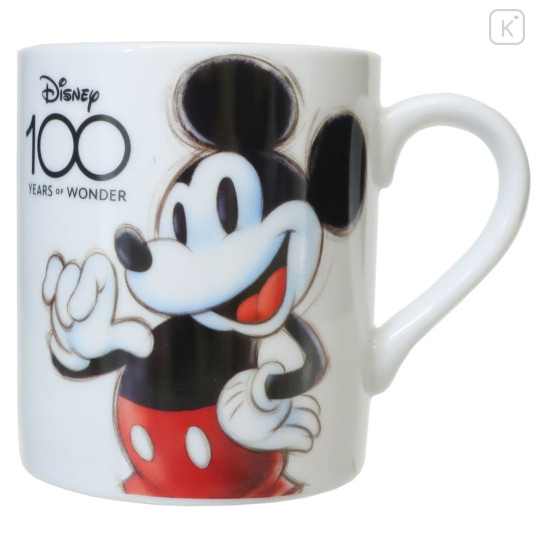 Japan Disney Ceramic Mug - MIckey : 100th Anniversary - 1