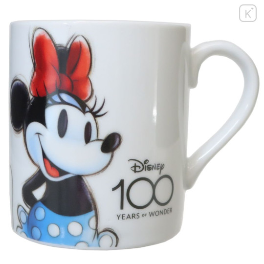 Japan Disney Ceramic Mug - Minnie / 100th Anniversary - 1