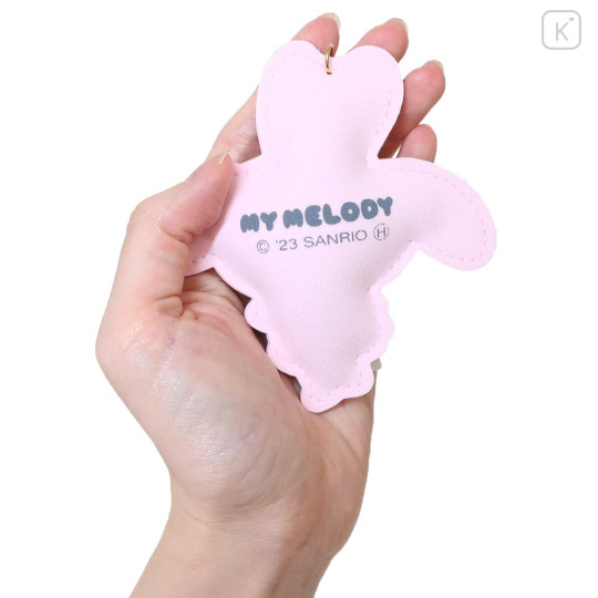Japan Sanrio Potetan Rhinestone Mascot Keychain - My Melody : Rabbit - 2