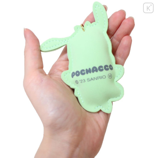Japan Sanrio Potetan Rhinestone Mascot Keychain - Pochacco / Chick - 2
