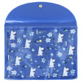 Japan Moomin A5 Multi Case Folder - Moonintroll Blue - 3