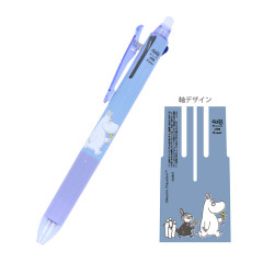 Japan Moomin FriXion Ball 3 Slim Color Multi Erasable Gel Pen - Violet