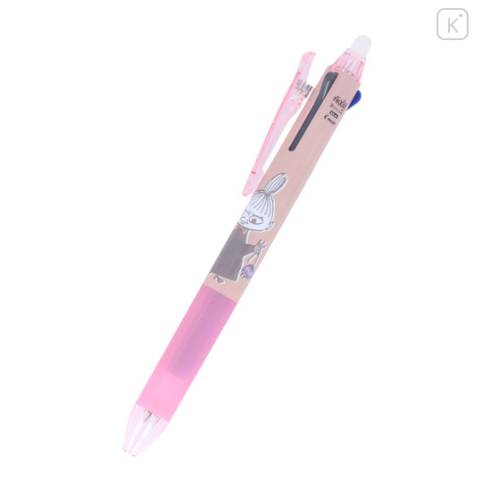 Japan Moomin FriXion Ball 3 Slim Color Multi Erasable Gel Pen - Little My / Pink - 2