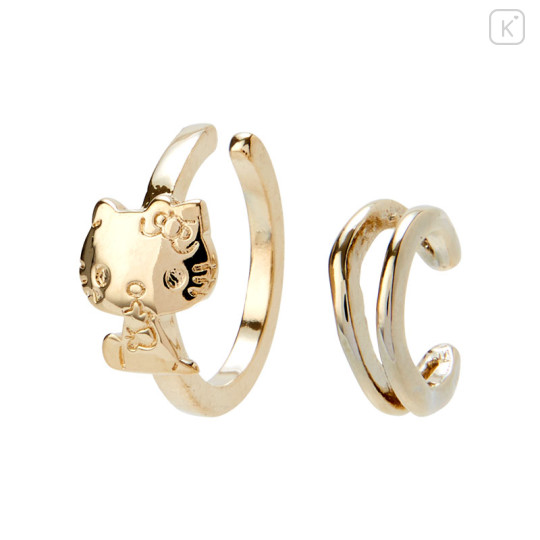 Japan Sanrio Ear Cuff - Hello Kitty : Gold - 2