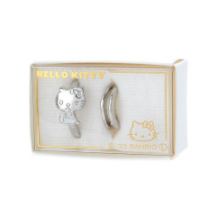 Japan Sanrio Ear Cuffs - Hello Kitty / Silver