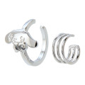 Japan Sanrio Ear Cuffs - Cinnamoroll / Silver - 2