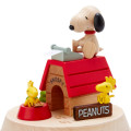 Japan Sanrio Wooden Music Box - Snoopy / House - 3