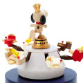 Japan Sanrio Wooden Music Box - Snoopy / Amusement Park - 4