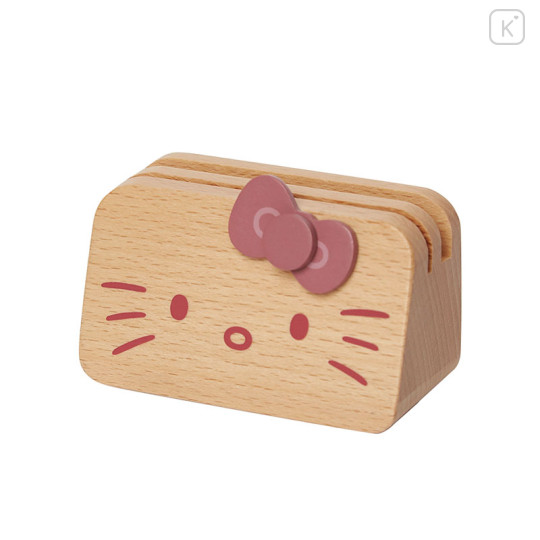 Japan Sanrio Wooden Memo Stand - Hello Kitty - 1