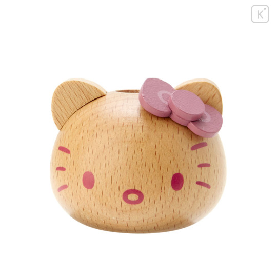 Japan Sanrio Wooden Pen Stand - Hello Kitty - 1
