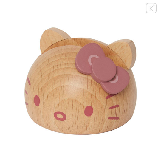 Japan Sanrio Wooden Smartphone Stand - Hello Kitty - 1