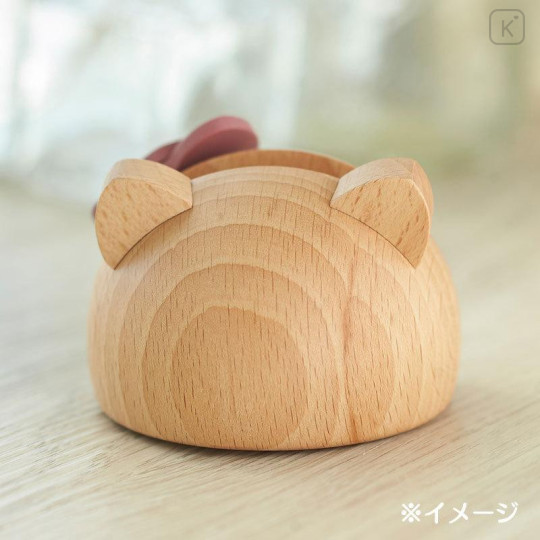 Japan Sanrio Wooden Smartphone Stand - Hello Kitty - 4