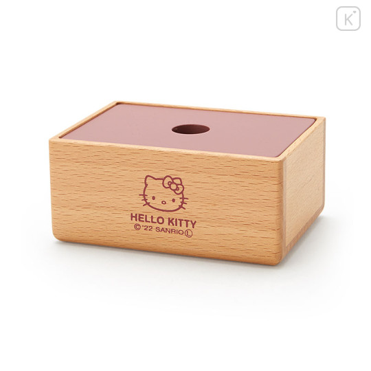 Japan Sanrio Wooden Mini Case - Hello Kitty - 1