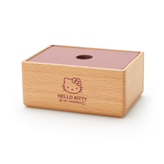 Japan Sanrio Wooden Mini Case - Hello Kitty