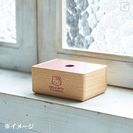 Japan Sanrio Wooden Mini Case - Hello Kitty - 4