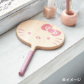 Japan Sanrio Wooden Hand Mirror - Hello Kitty - 6