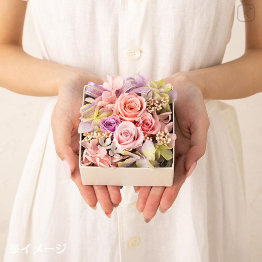 Japan Sanrio Original Flower Box - My Melody & Kuromi - 5