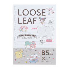 Japan Sanrio B5 Loose Leaf Paper - Sanrio Characters