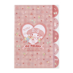 Japan Sanrio A4 Index Clear File - My Melody