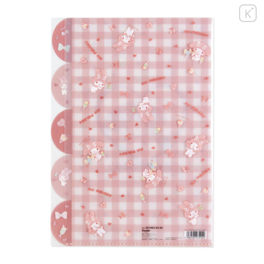 Japan Sanrio A4 Index Clear File - My Melody - 2
