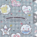 Japan Sanrio A4 Index Clear File - Sanrio Characters - 3