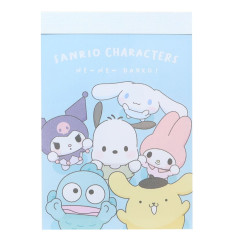 Japan Sanrio Mini Notepad - Characters / Look Up For Hug