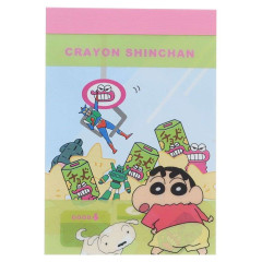 Japan Crayon Shin-chan Mini Notepad - Shin-chan & Shiro
