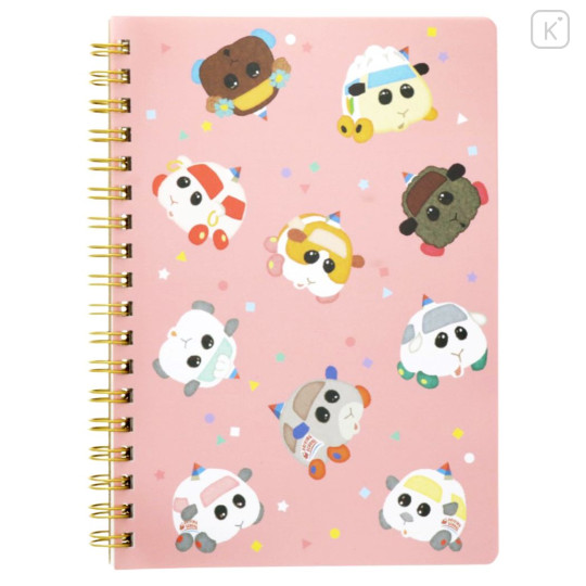 Japan Pui Pui Molcar B6 Ring Notebook - Pink - 1