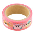 Japan Pui Pui Molcar Washi Paper Masking Tape - Party / Pink - 4