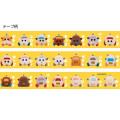 Japan Pui Pui Molcar Washi Paper Masking Tape - Party / Yellow - 3