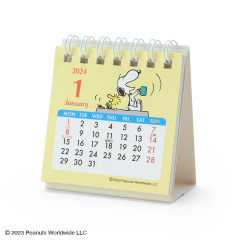 Japan Sanrio Original Ring Calendar (XS) - Snoopy 2024