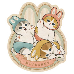 Japan Mofusand Vinyl Sticker - Cat / Bunny Baby