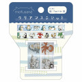 Japan Mofusand Masking Tape Set - Cat / Shark - 1