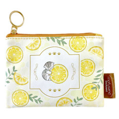 Japan Mofusand Mini Flat Pouch - Fruit Cat / Lemon