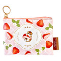 Japan Mofusand Mini Flat Pouch - Fruit Cat / Strawberry - 1